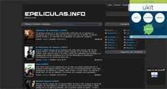 Desktop Screenshot of epeliculas.info